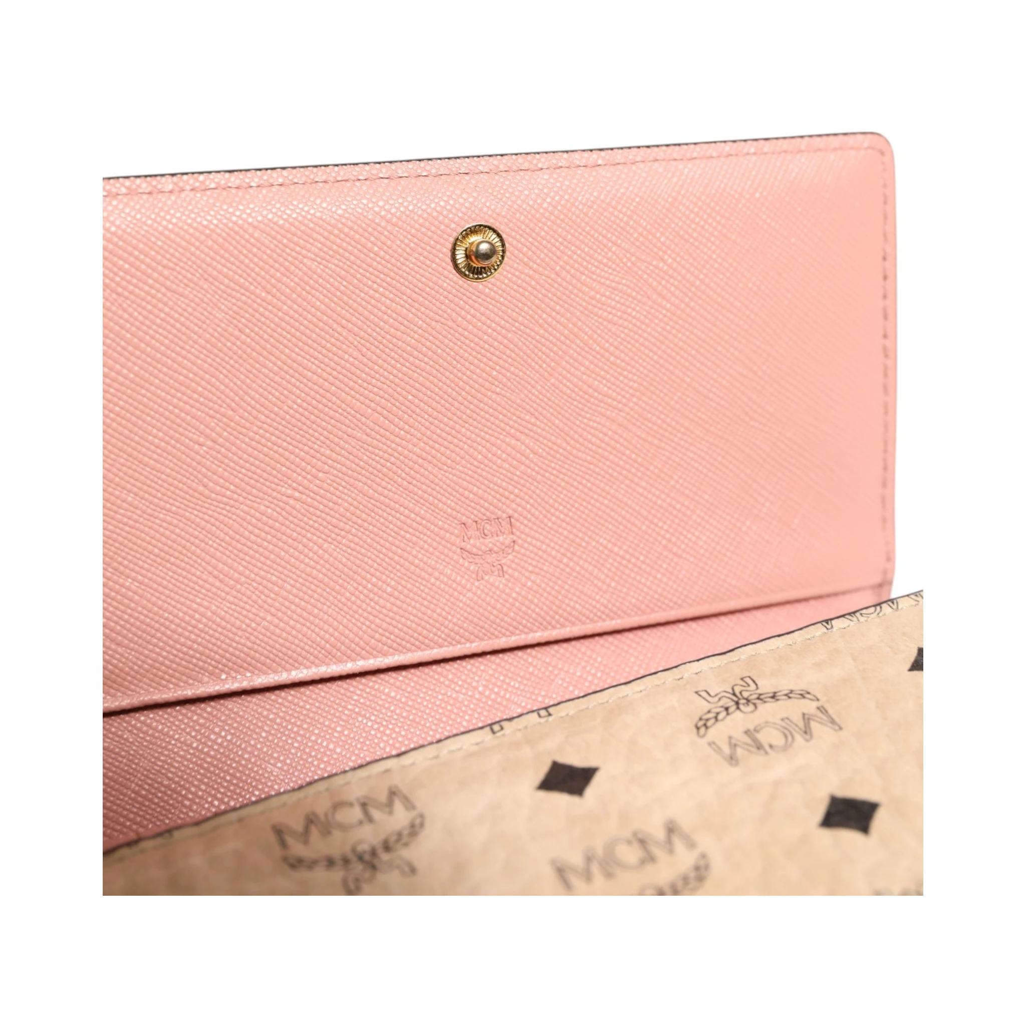 MCM Visetos Rabbit Compact Wallet