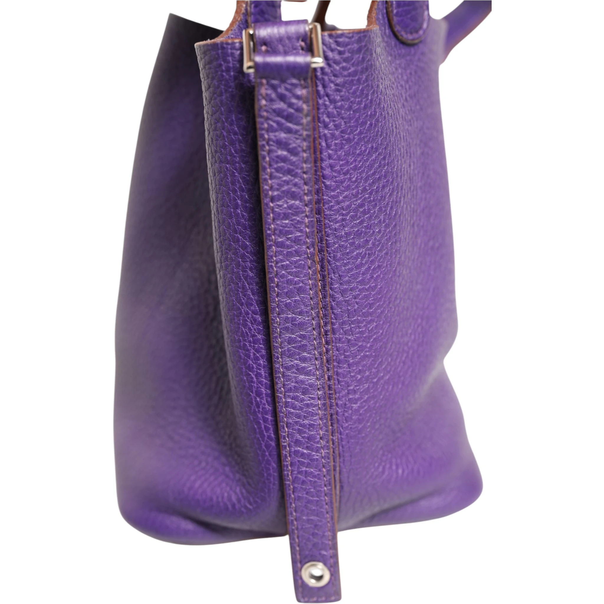 Picotin Lock PM Clemence Leather Bag