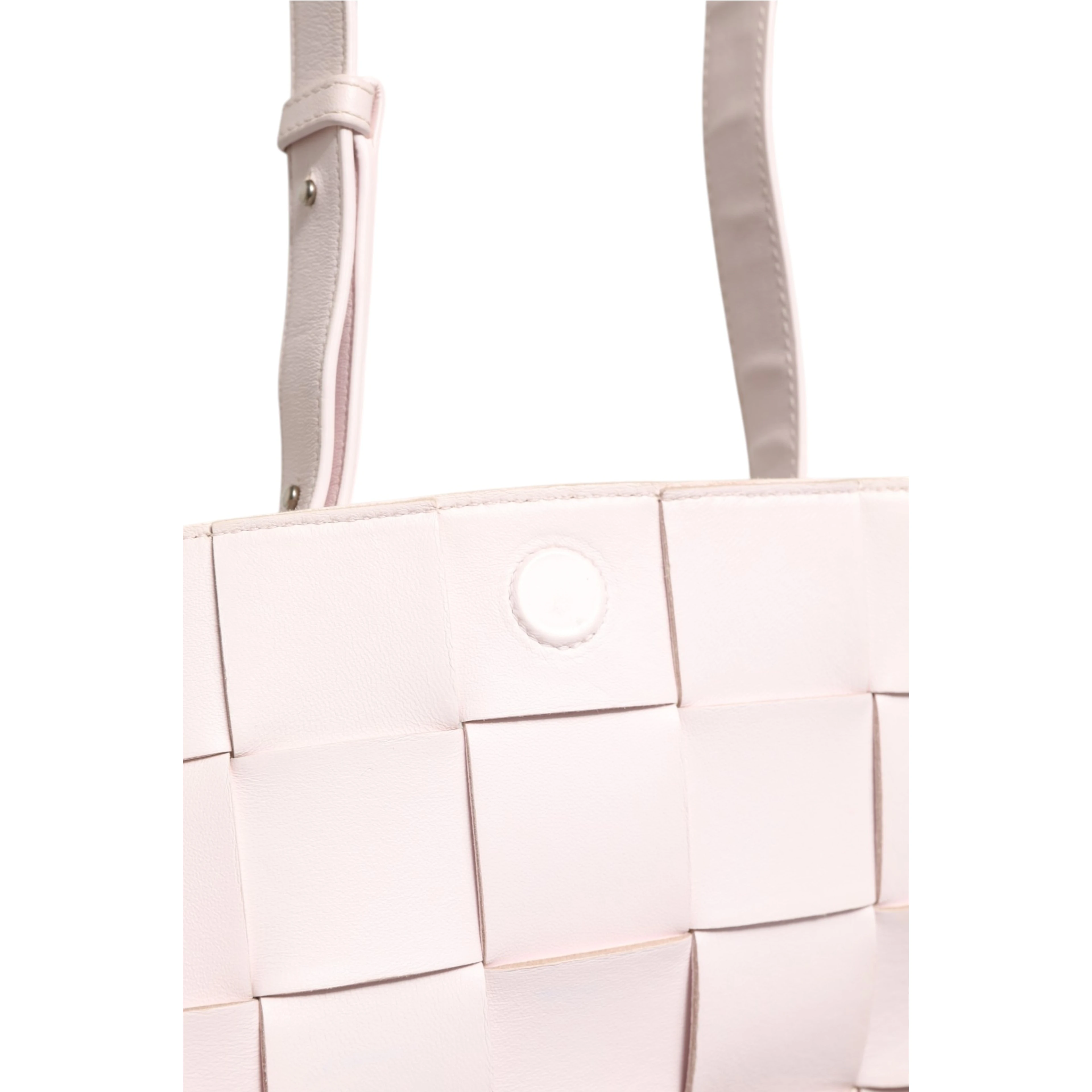 Pink Intrecciato Cassette Shoulder Bag