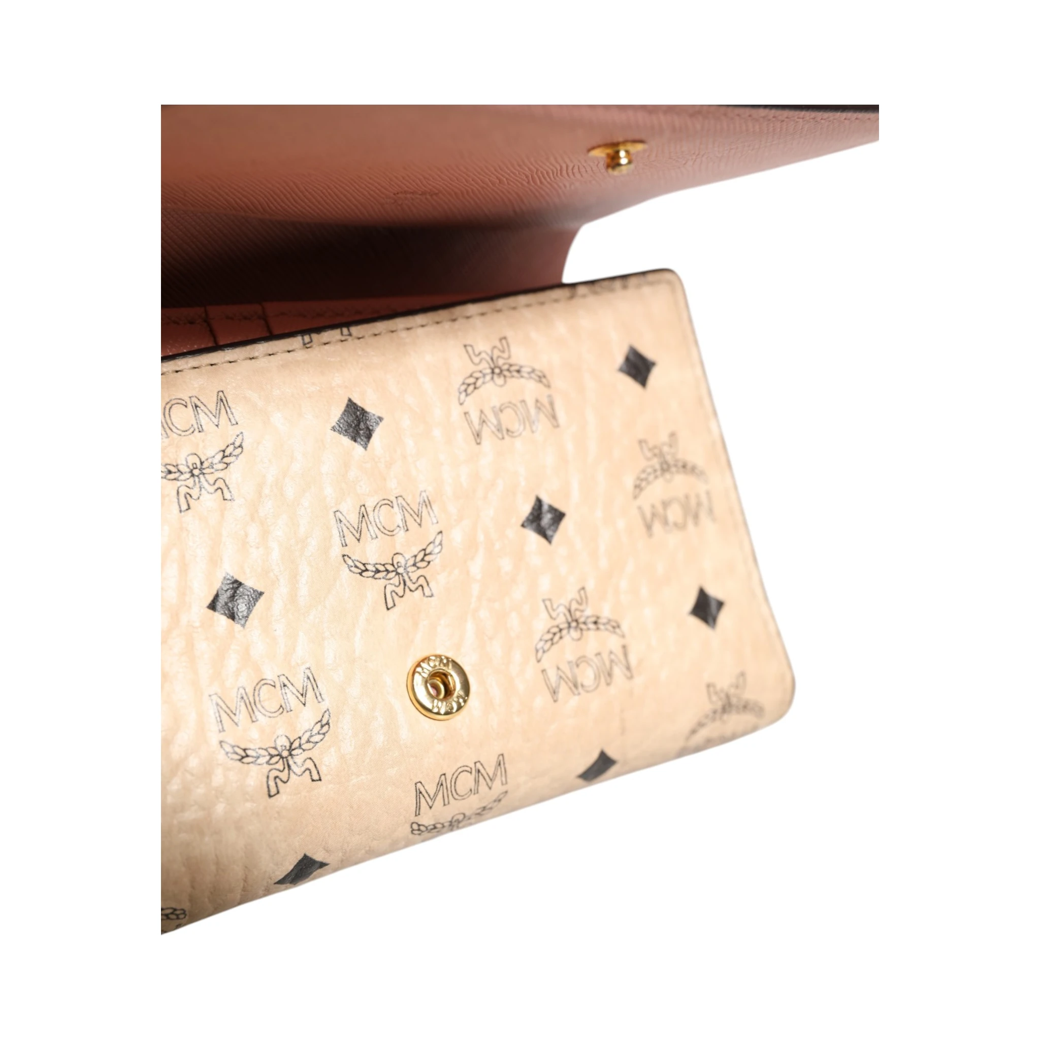 MCM Visetos Rabbit Compact Wallet