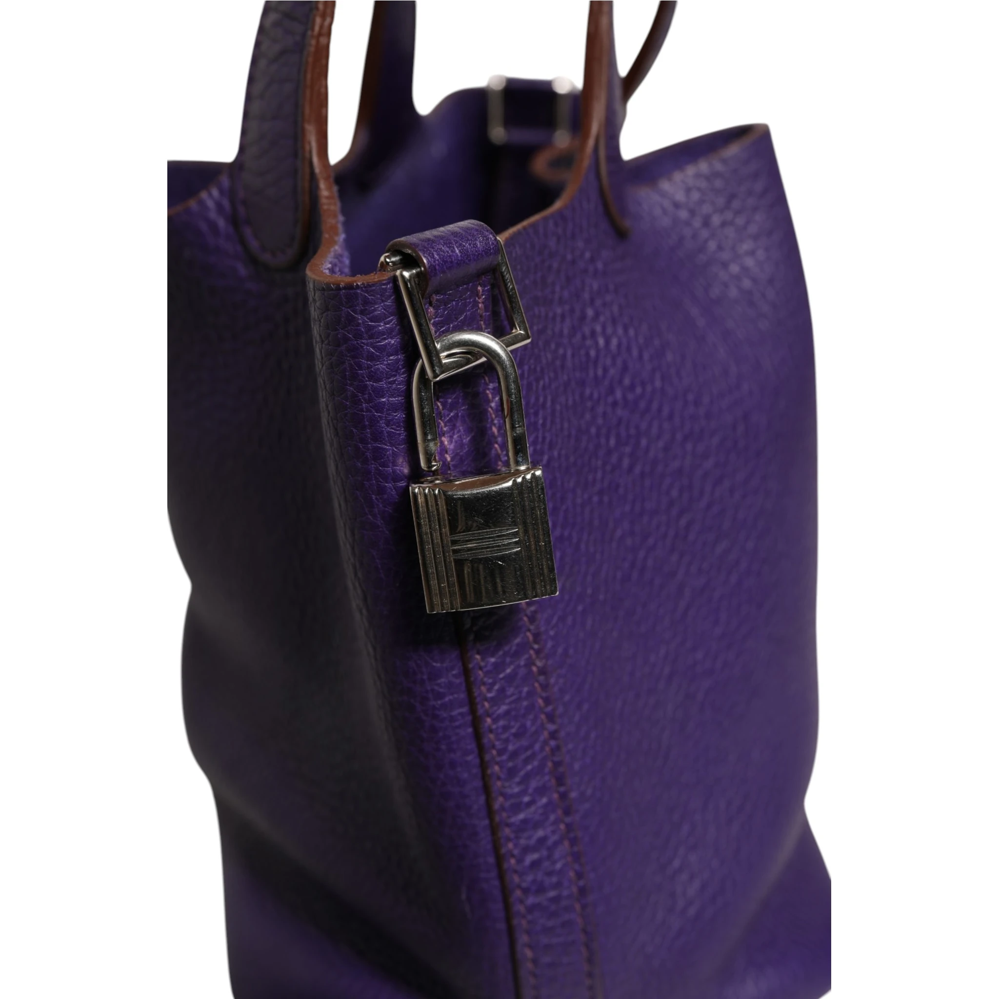 Picotin Lock PM Clemence Leather Bag