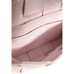 Pink Intrecciato Cassette Shoulder Bag