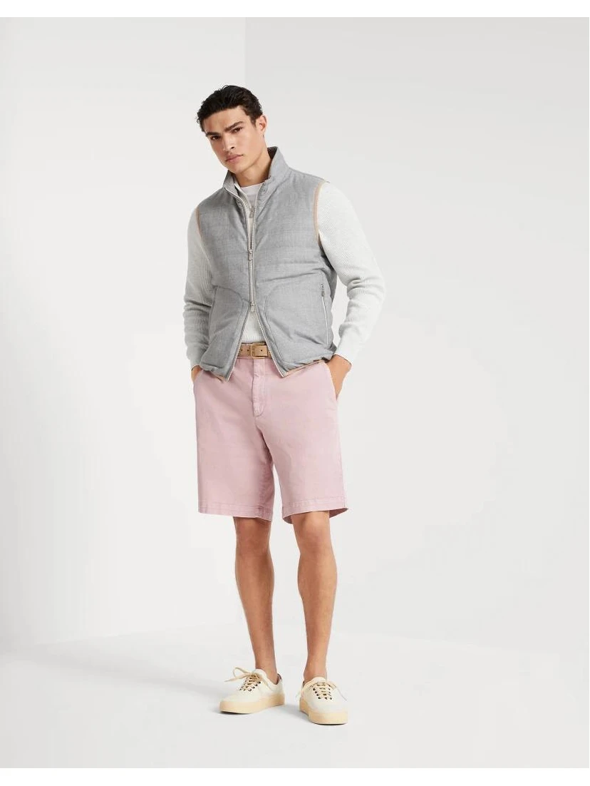 Multicolor Wool Sleveless Jacket