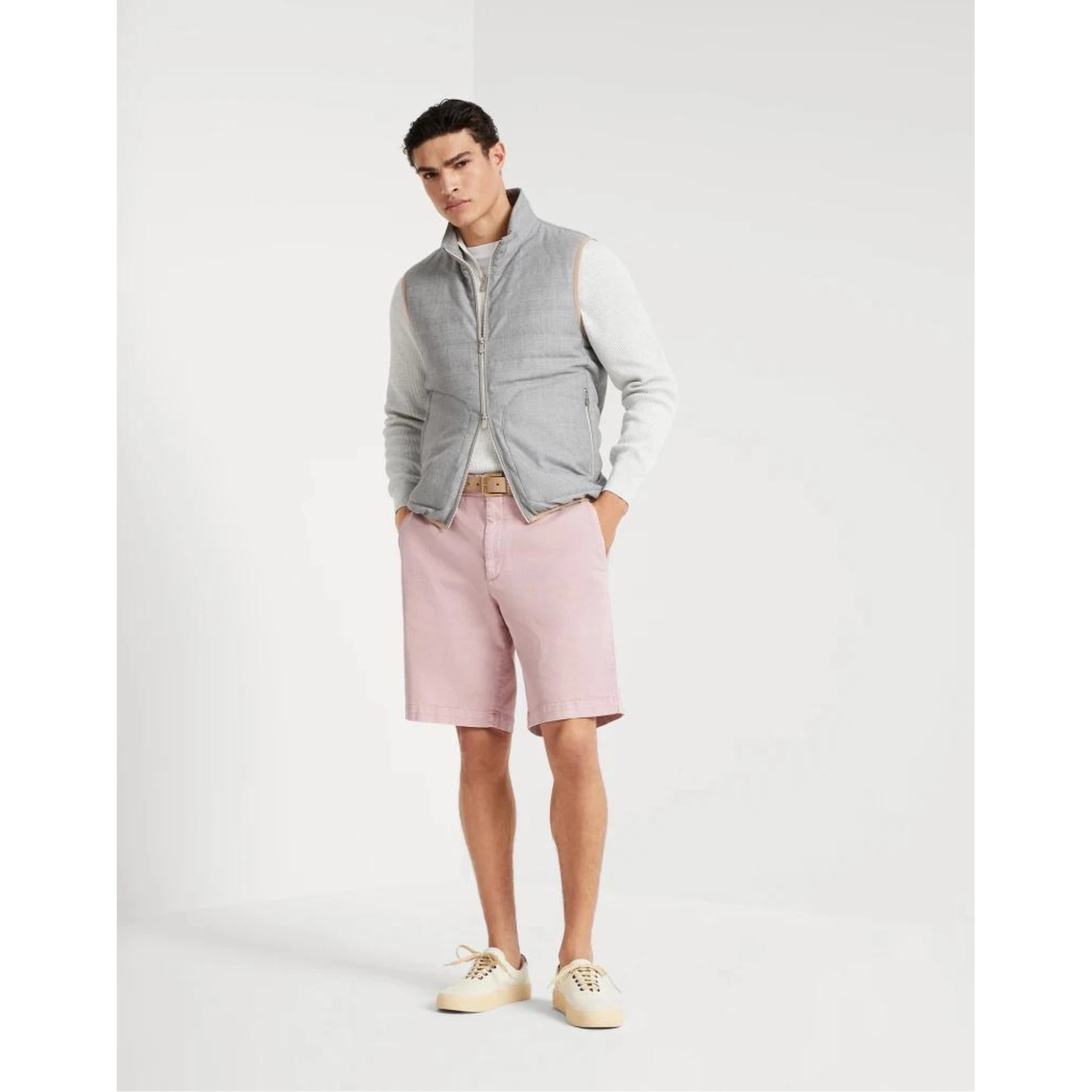 Multicolor Wool Sleveless Jacket