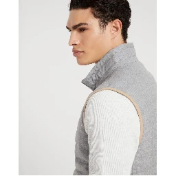 Multicolor Wool Sleveless Jacket