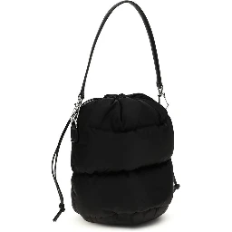 Black Polyamide Backet Bag