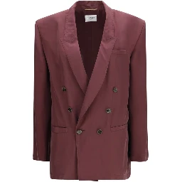 Purple Silk Blazer