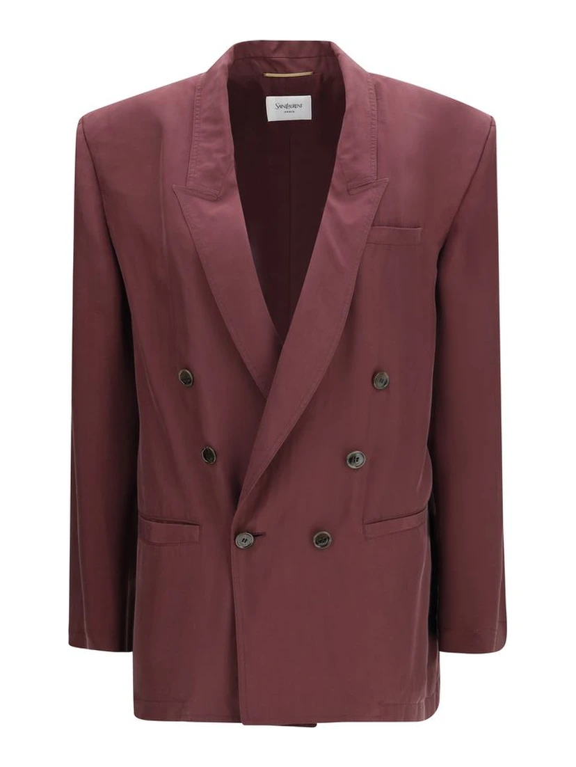 Purple Silk Blazer