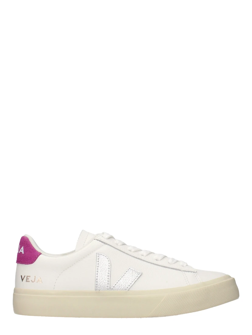 Blue Leather Low Top Sneakers