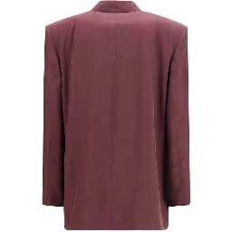 Purple Silk Blazer
