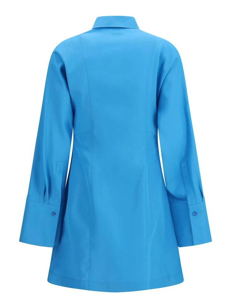 Blue Viscose Casual Dress alternative