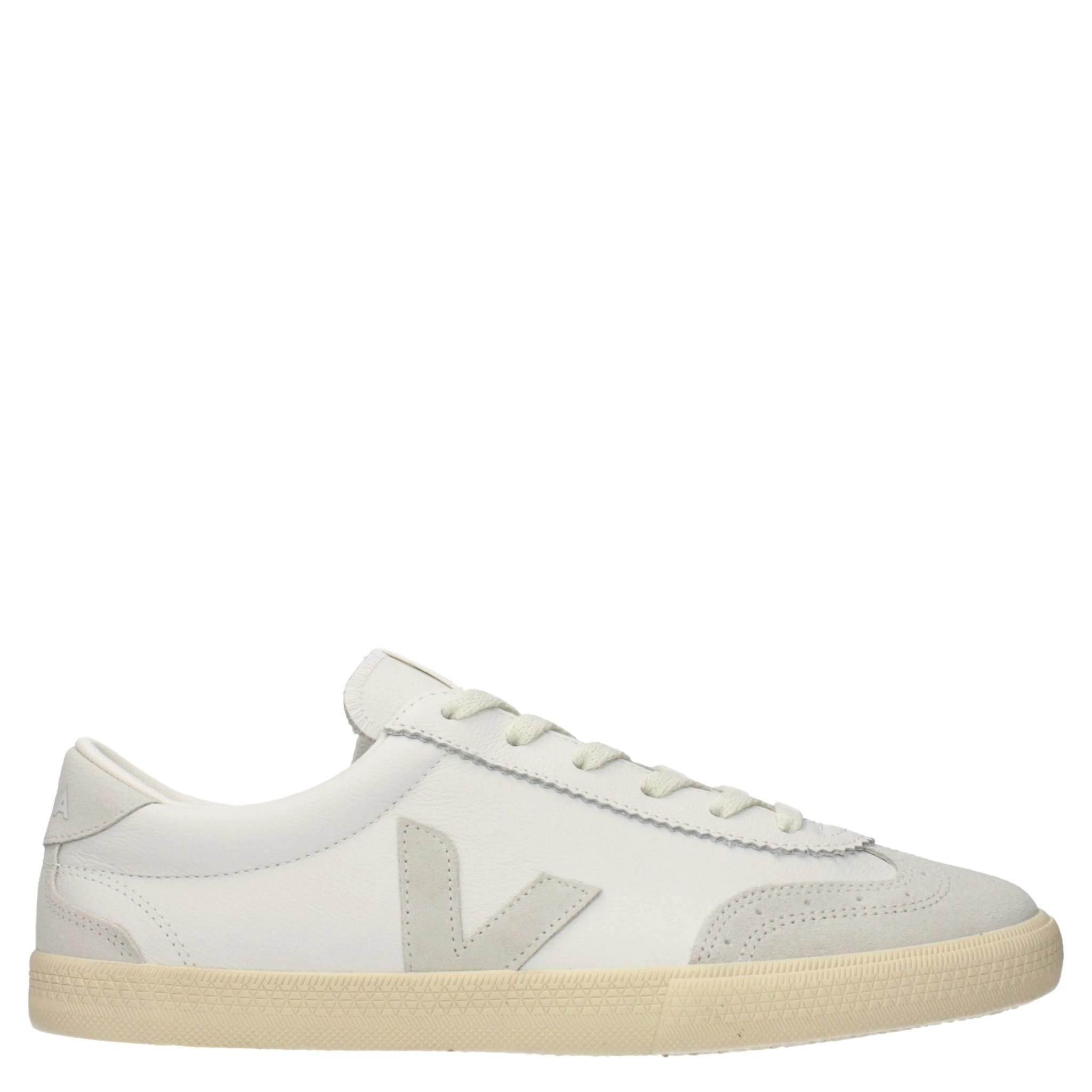 Blue Leather Sneakers