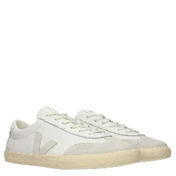 Blue Leather Sneakers