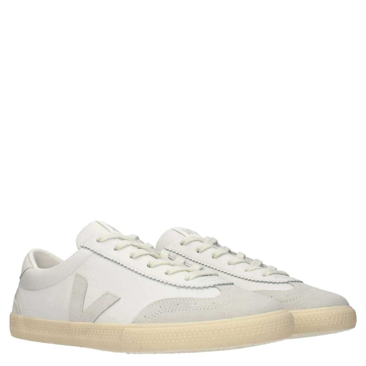 Blue Leather Sneakers