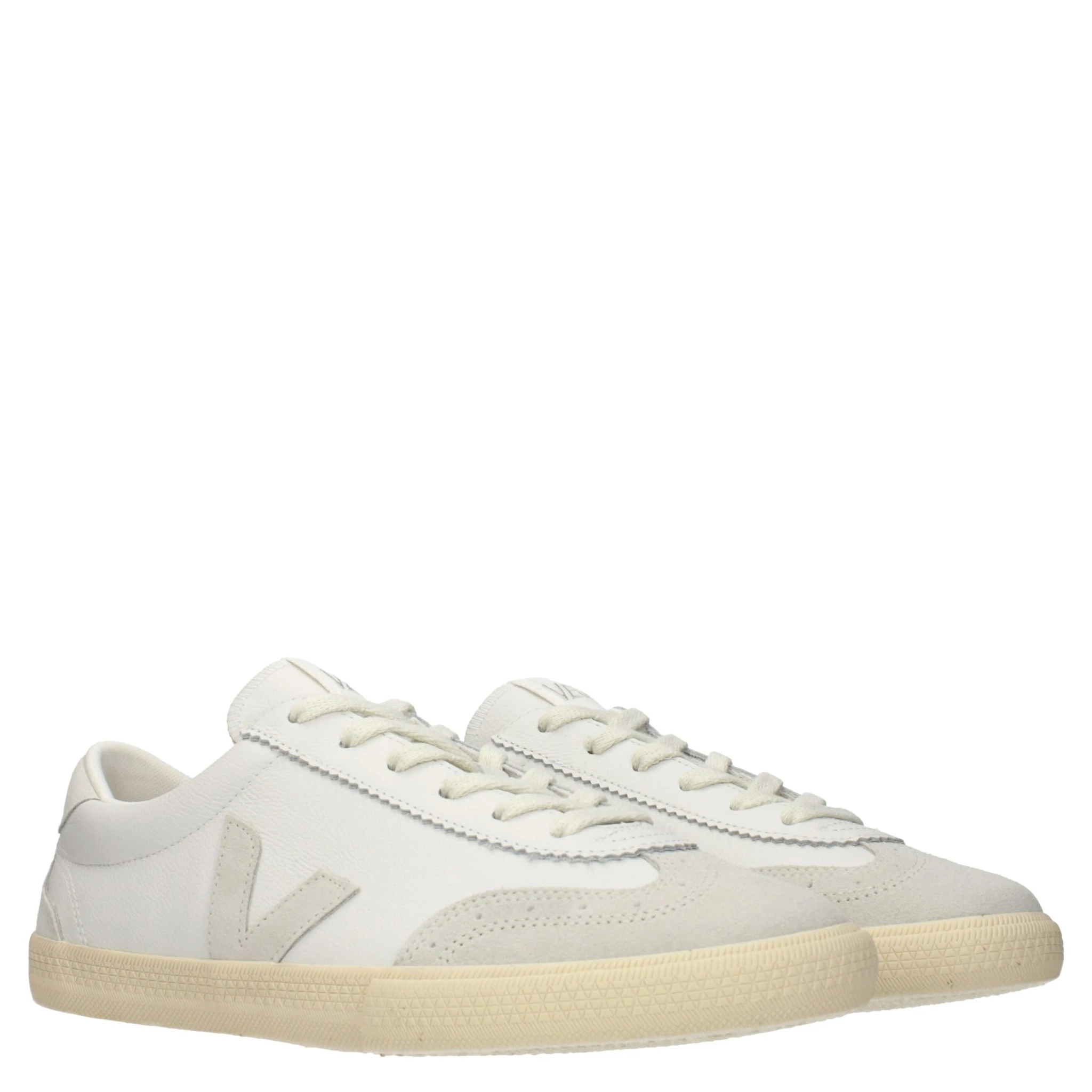 Blue Leather Sneakers