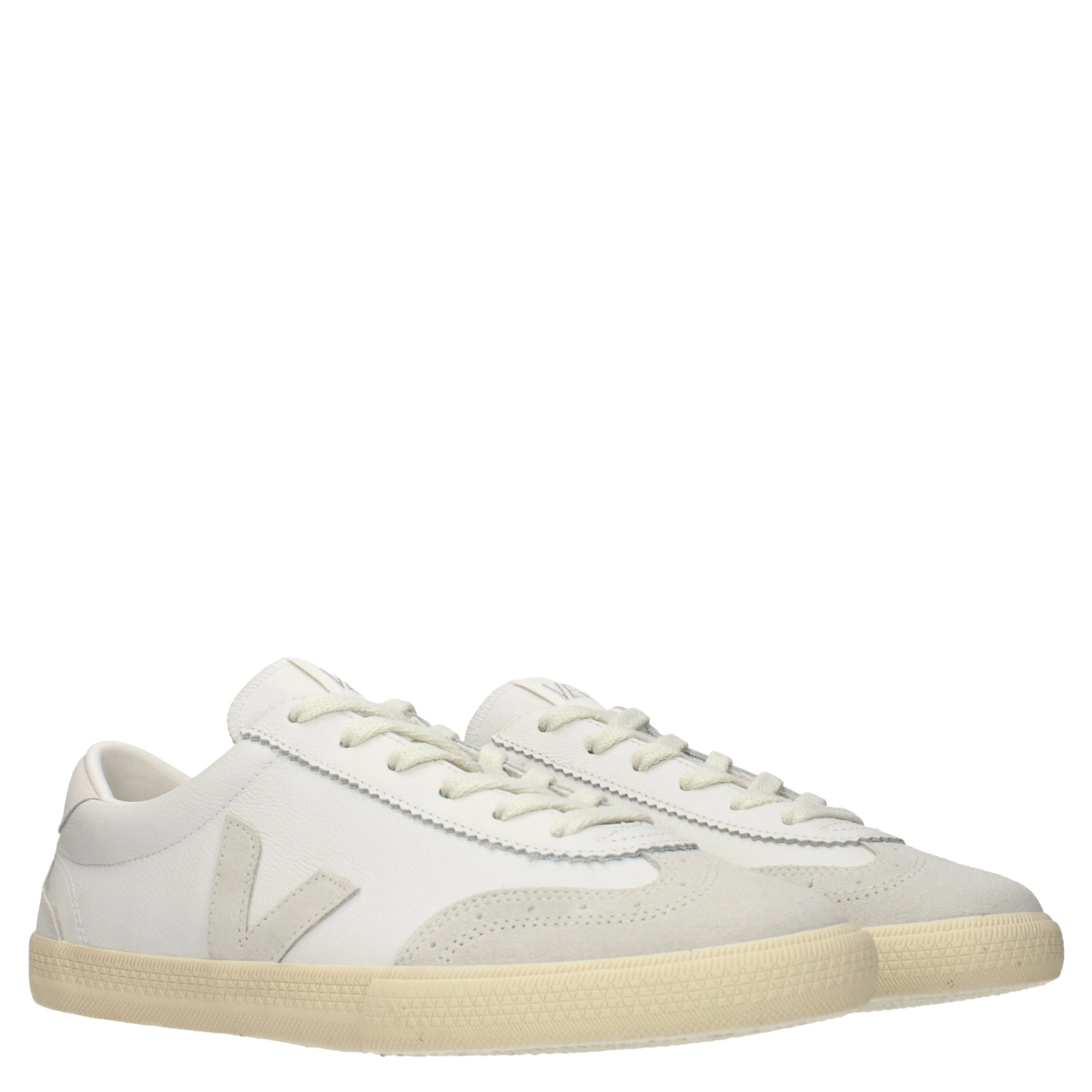 Blue Leather Sneakers