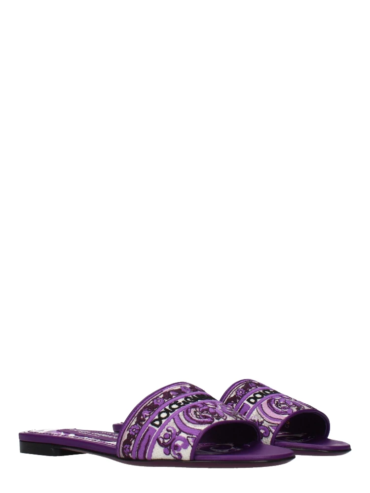 Purple Fabric Slippers alternative