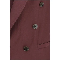 Purple Silk Blazer