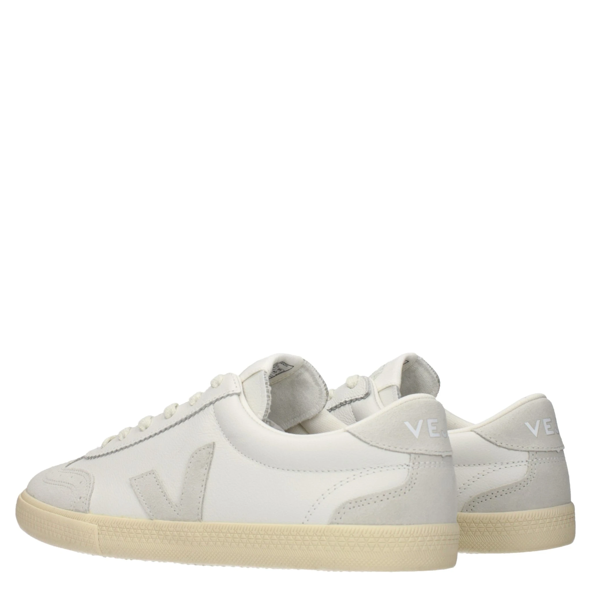 Blue Leather Sneakers