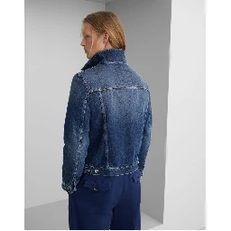 Gray Cotton Denim Jacket