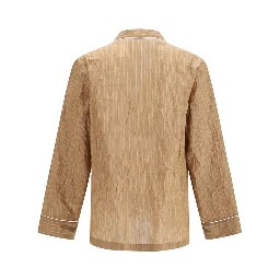Beige Linen Robe