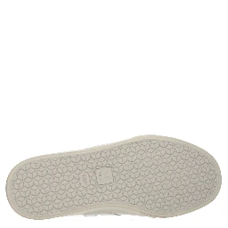 Blue Leather Low Top Sneakers