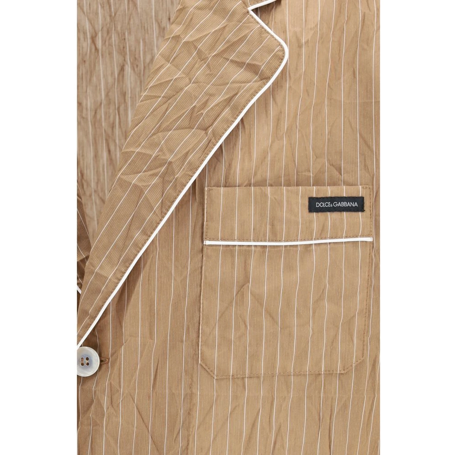 Beige Linen Robe