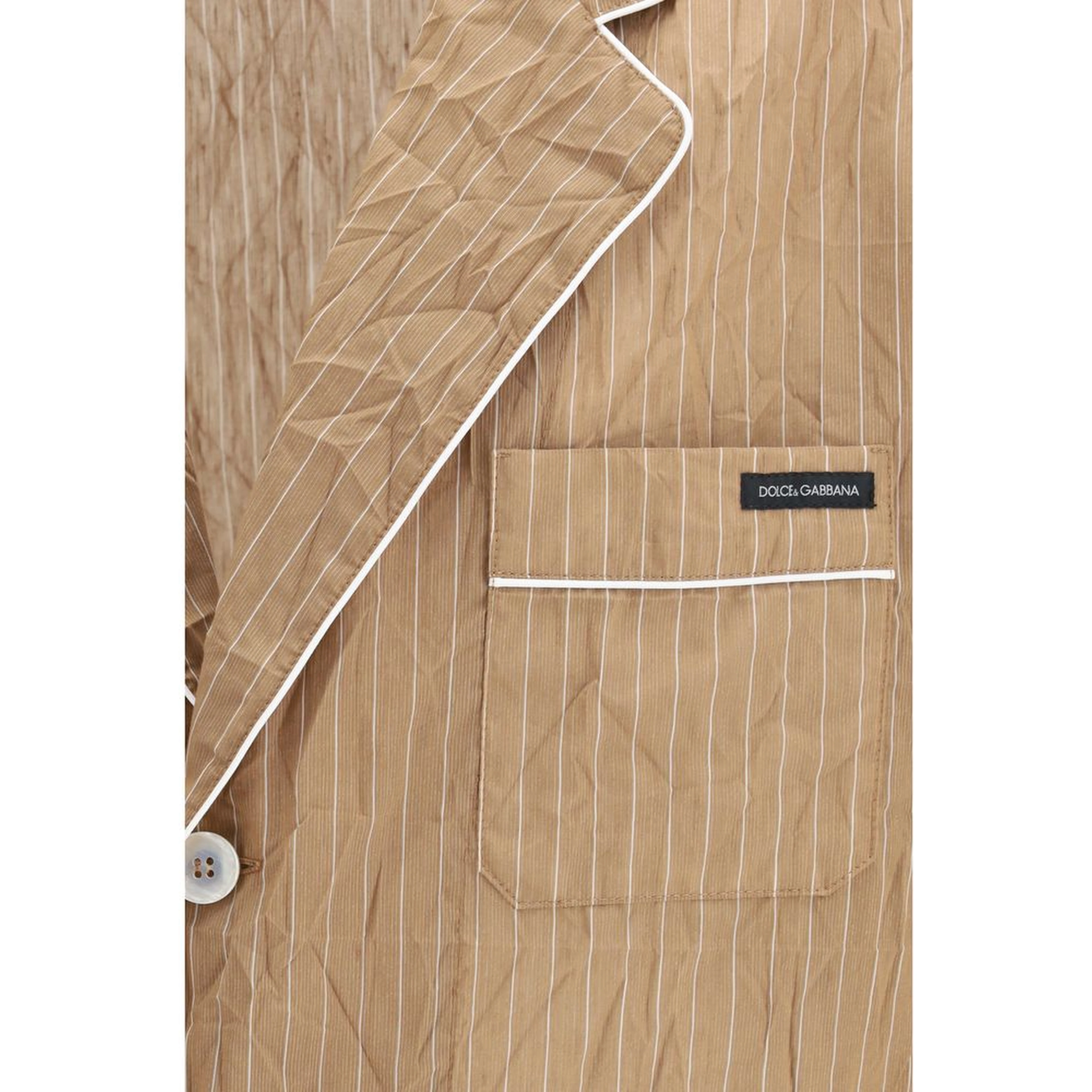 Beige Linen Robe