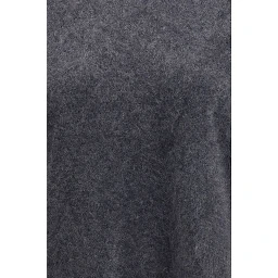 Grey Cashmere Short Sleeve Sweater