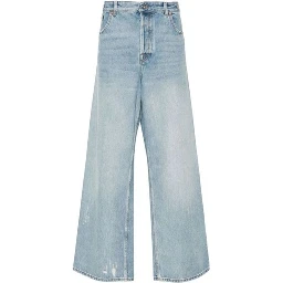 جينز قطني أزرق