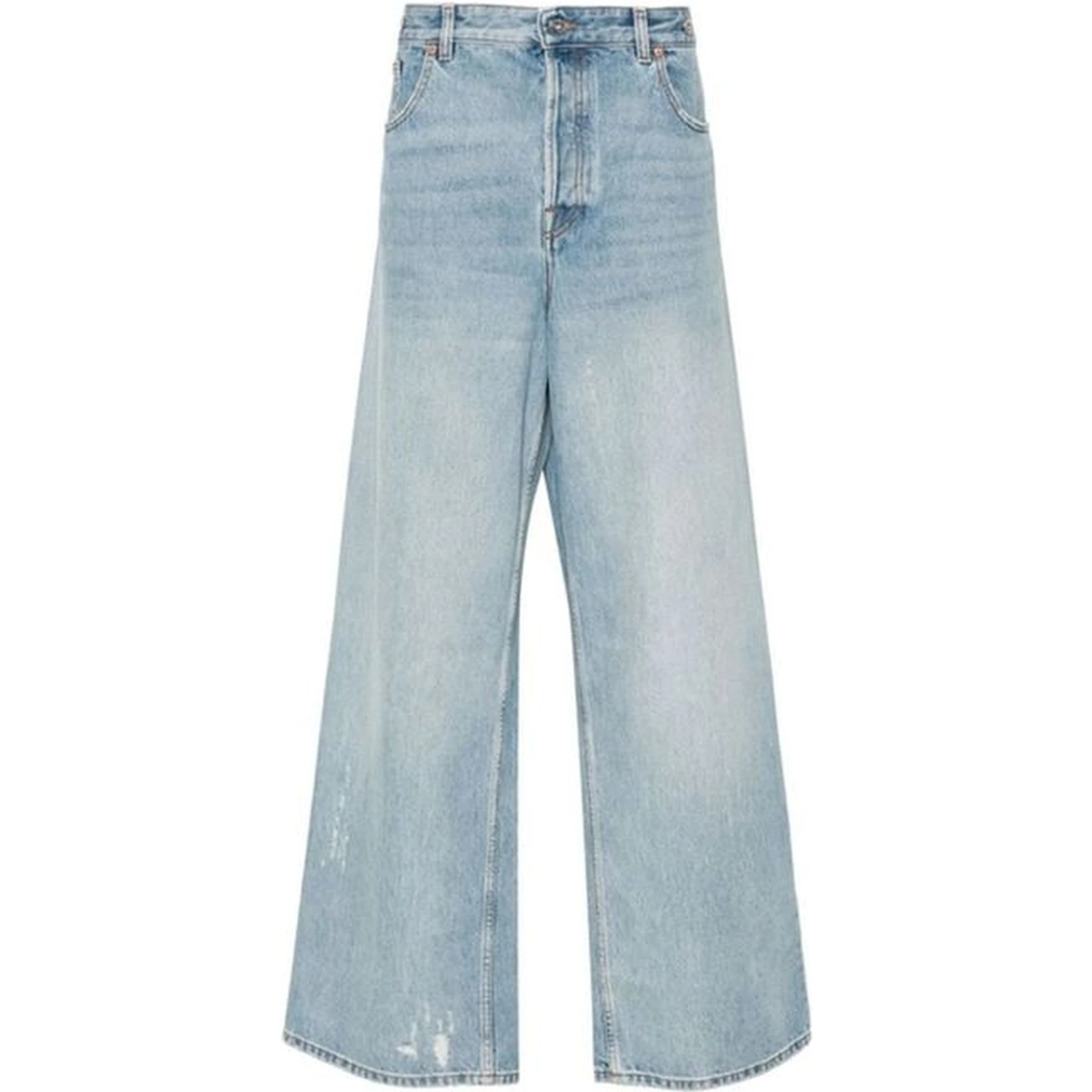 جينز قطني أزرق