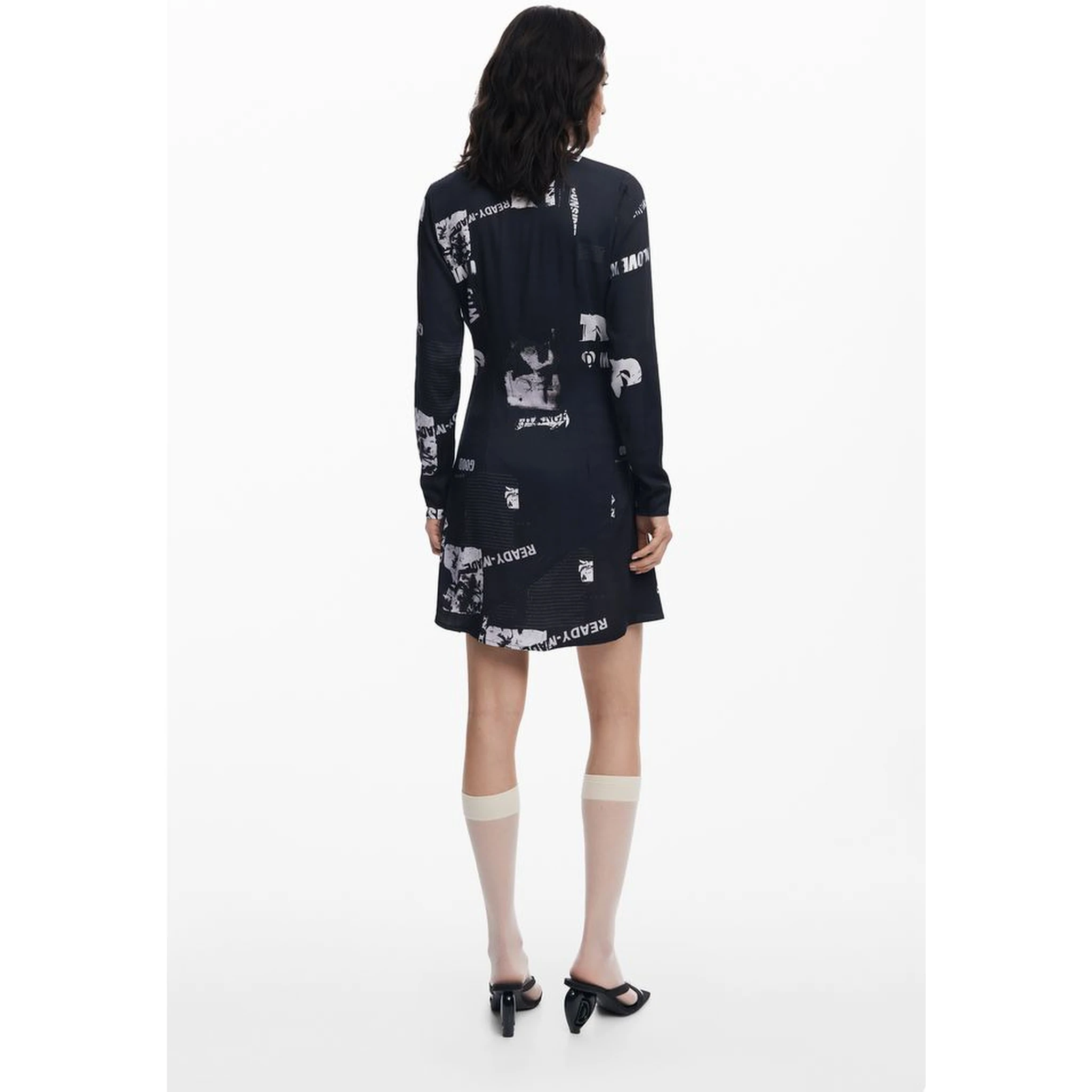 Nero Viscosa Women Dress