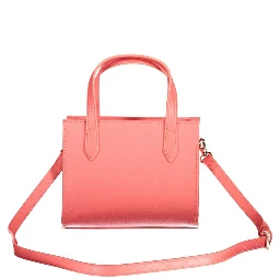 Light Pink Poliuretano Woman Handbag