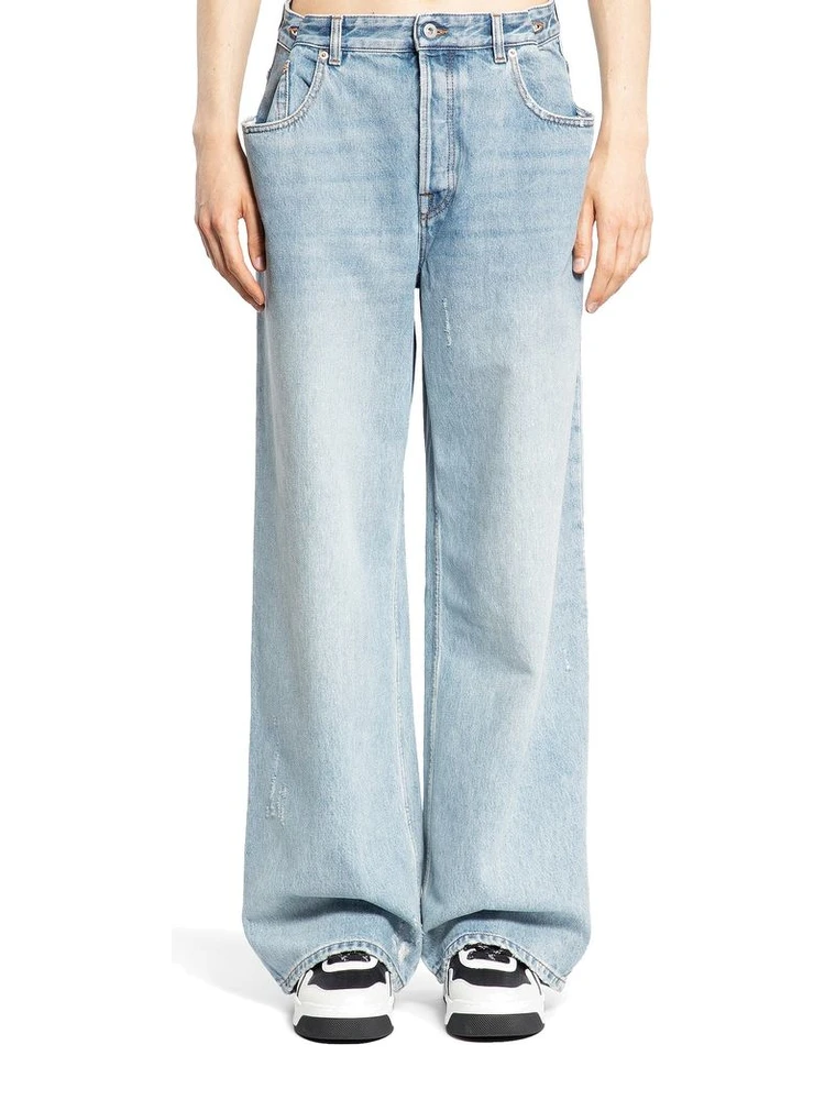 Blue Cotton Jeans Denim alternative