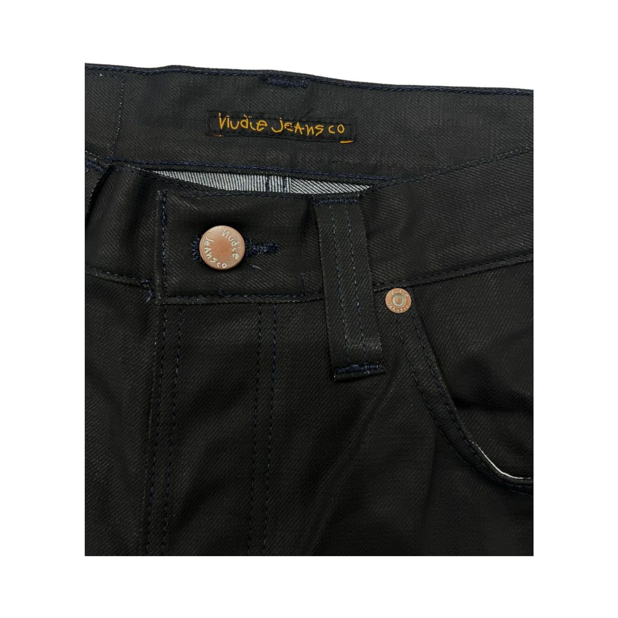 Black Cotton Men Jeans