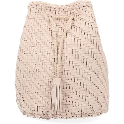 BORSA "POMPOM DOUBLE JUMP TAN"