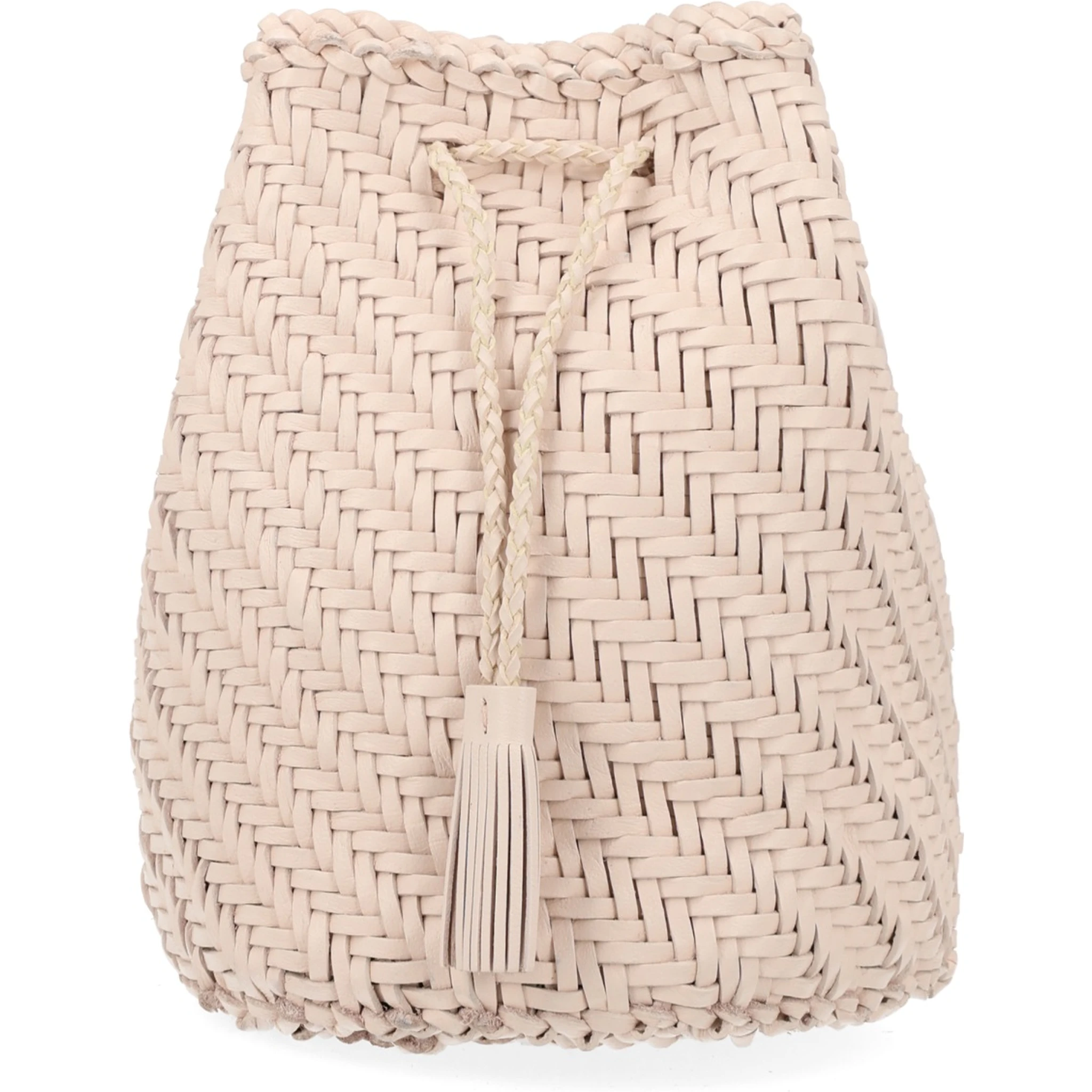 BORSA "POMPOM DOUBLE JUMP TAN"