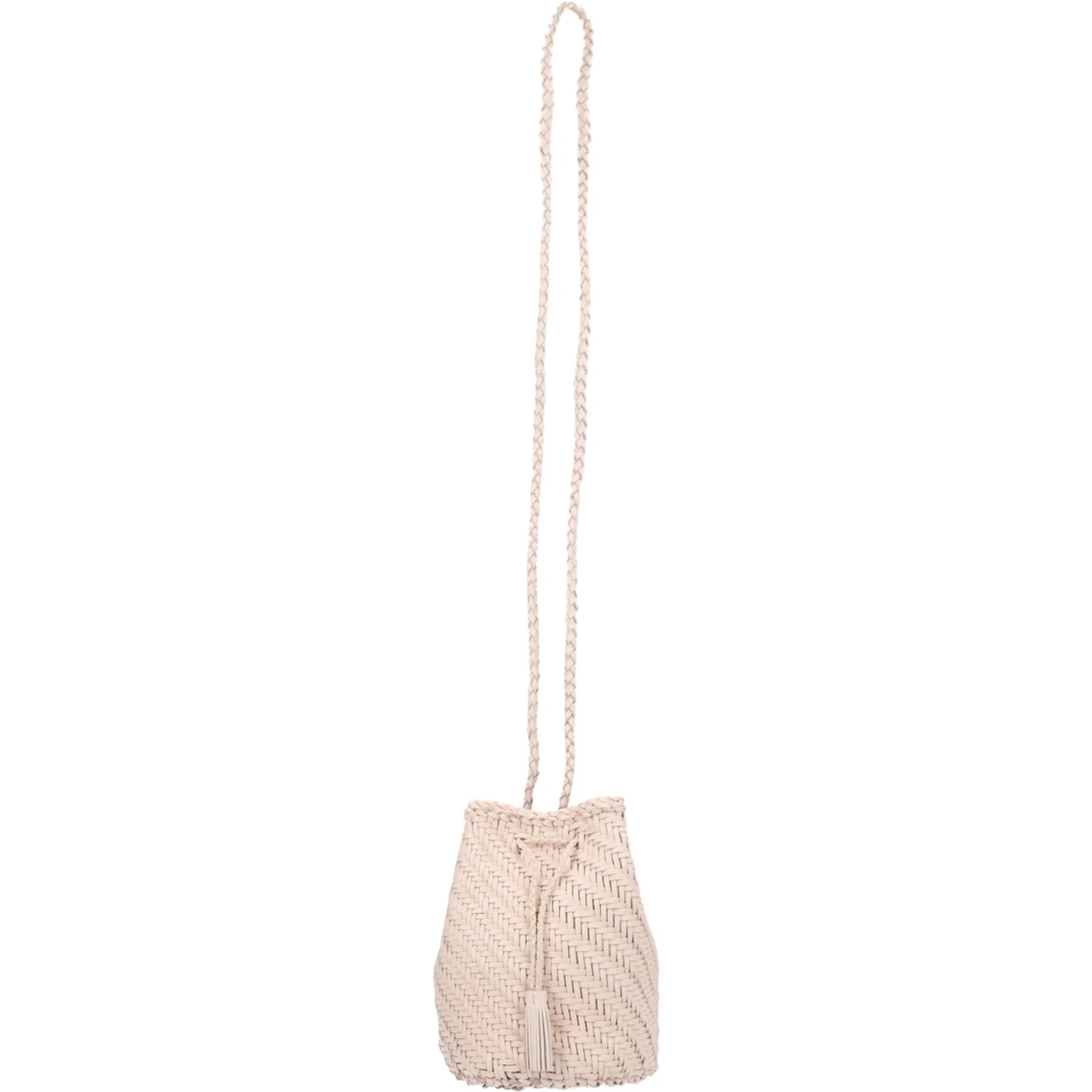 BORSA "POMPOM DOUBLE JUMP TAN"