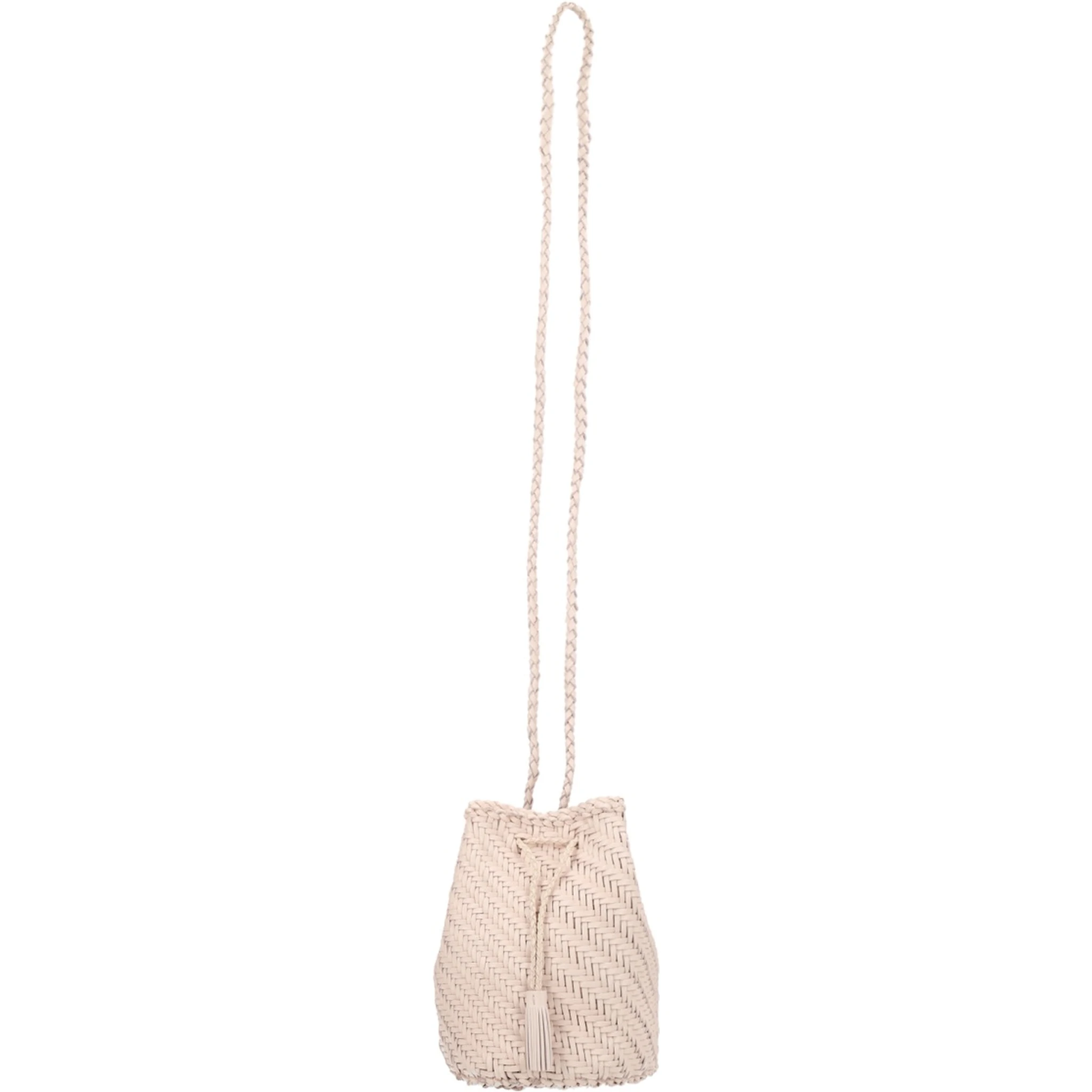 BORSA "POMPOM DOUBLE JUMP TAN"