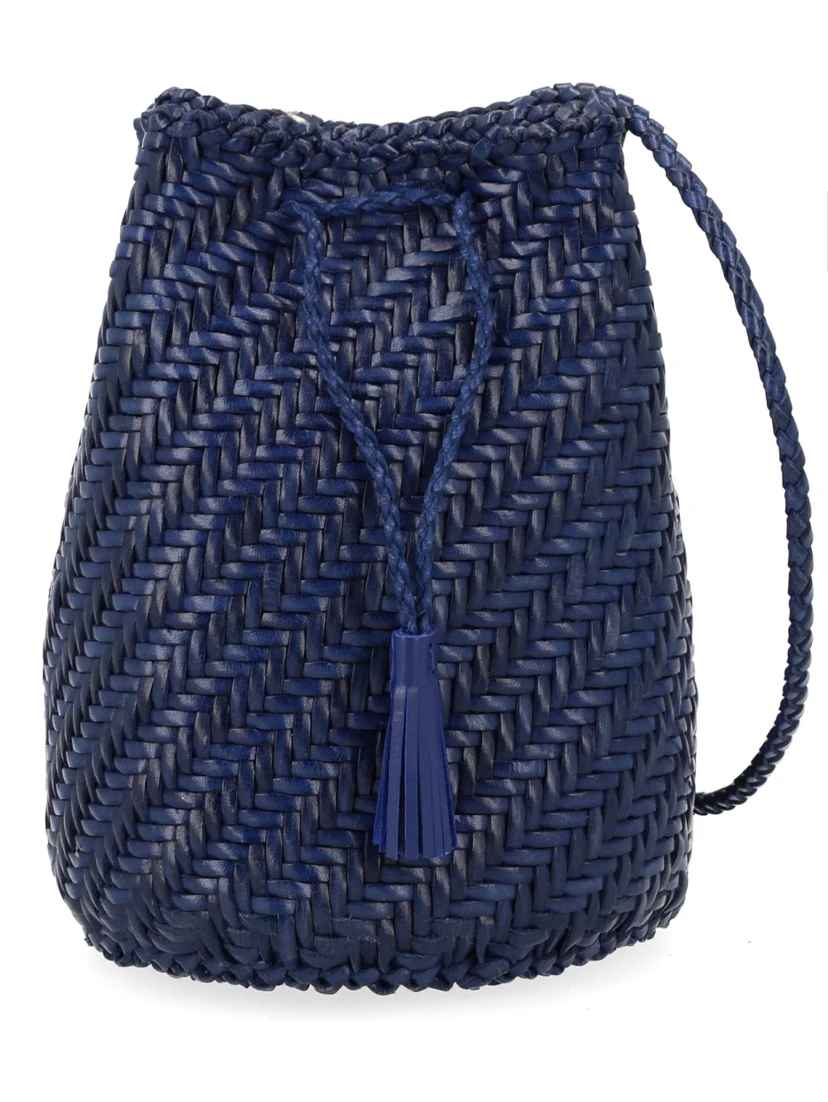 BORSA "POMPOM DOUBLE JUMP TAN"