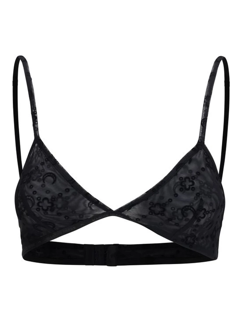 Black Polyamide Bra
