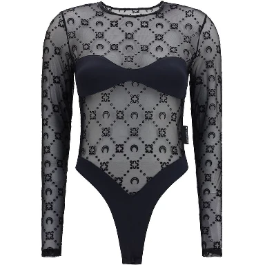 Black Polyamide Bodysuit