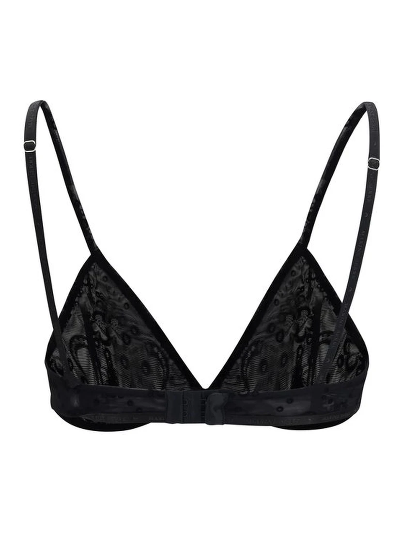 Black Polyamide Bra