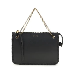 Black Calf Leather Bos Taurus Clutch Bag