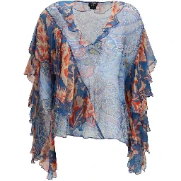 Multicolor Silk Pattern Shirt