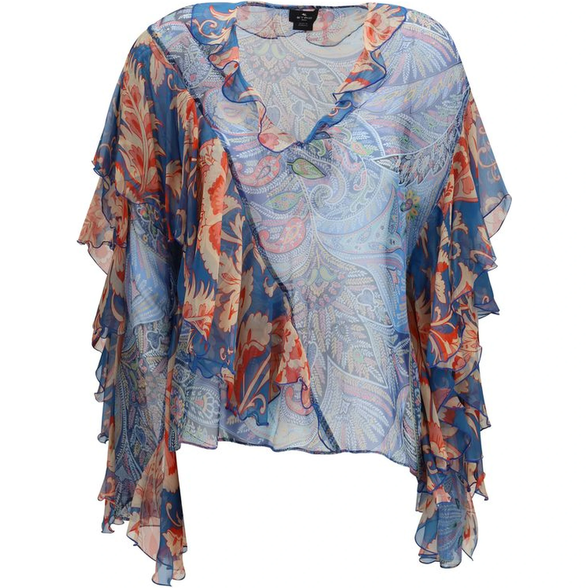 Multicolor Silk Pattern Shirt