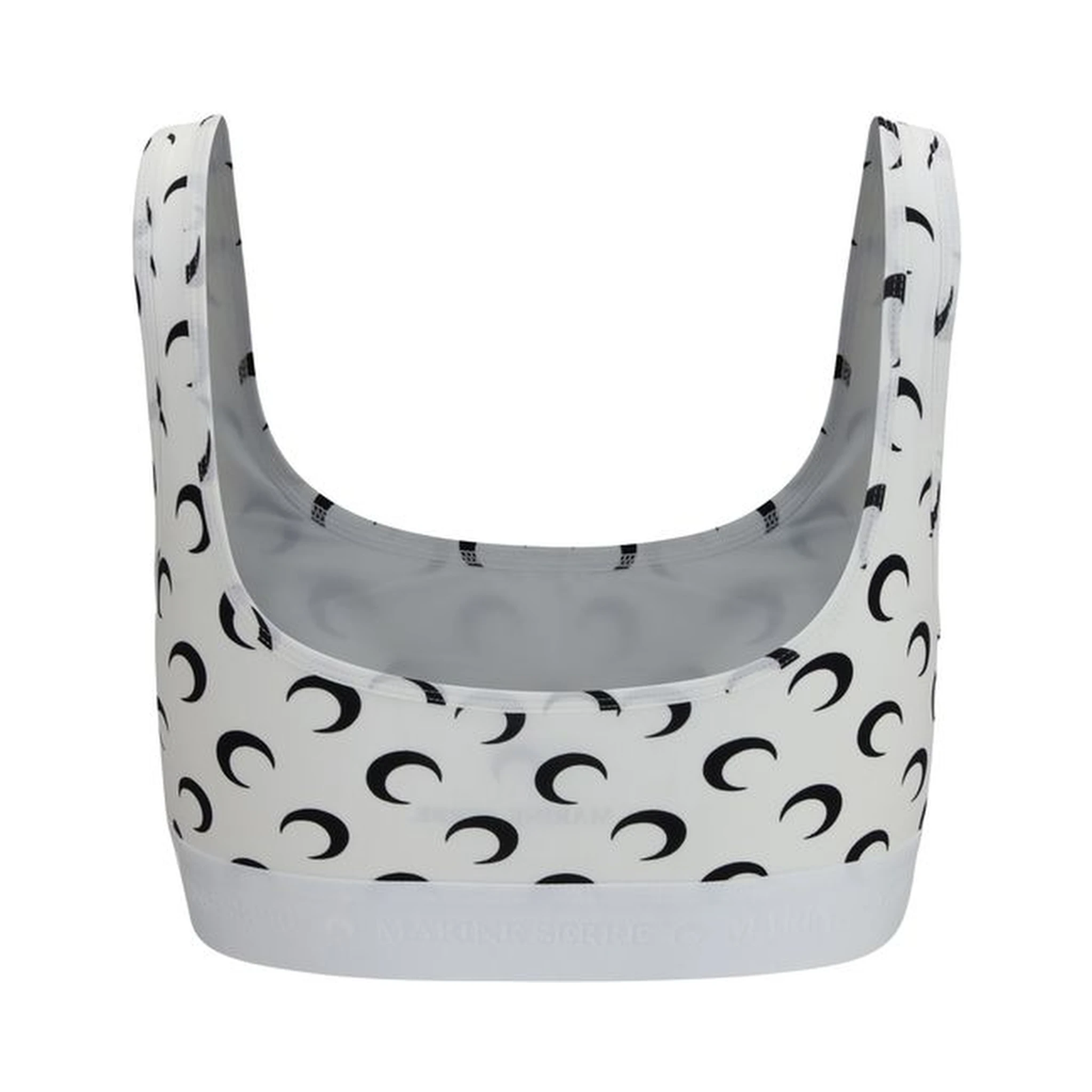 White Polyamide Sport Bra
