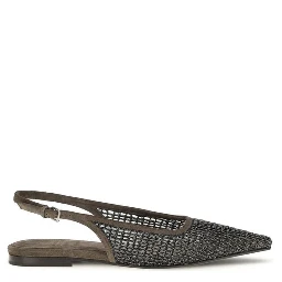 Brown Calf Leather Bos Taurus Ballet Flats