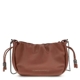 Brown Calf Leather Bos Taurus Shoulder Bag