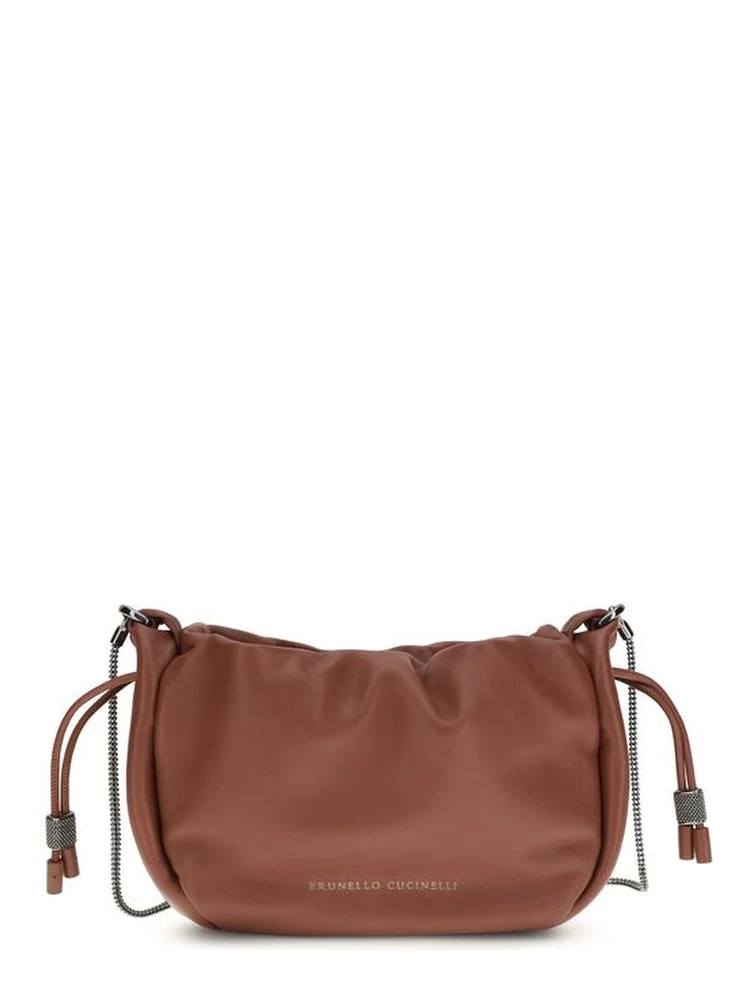 Brown Calf Leather Bos Taurus Shoulder Bag